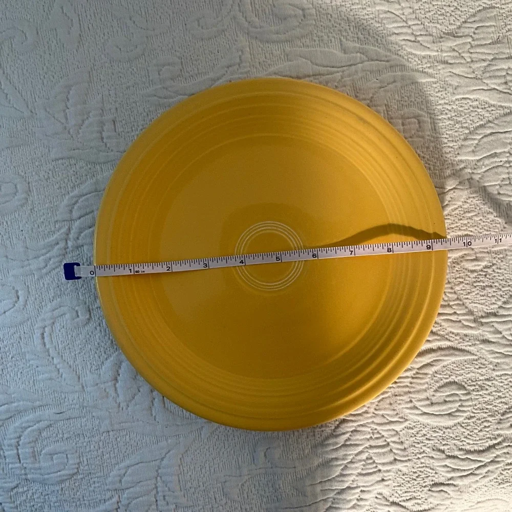 Vintage Fiesta HLC USA Yellow 10 1/4